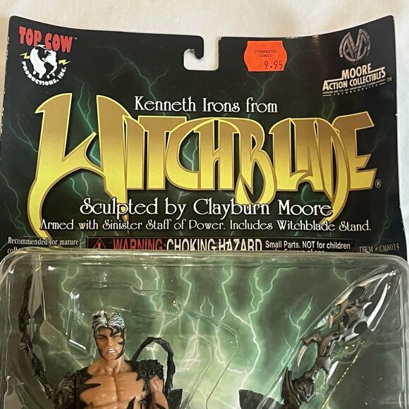 Kenneth Irons Golden Neogenesis Gold Variant Action Figure from Witchblade 1998 - Picture 2 of 9